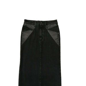 GIVENCHY SKIRT LEATHER DETAILS Size 34 BW4073507N
